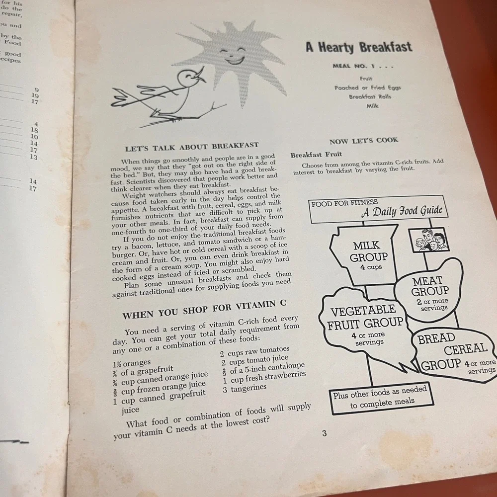 1962 Creative Foods Breads and Cereals 4H Bulletin 56 Verna Mikesh Minnesota